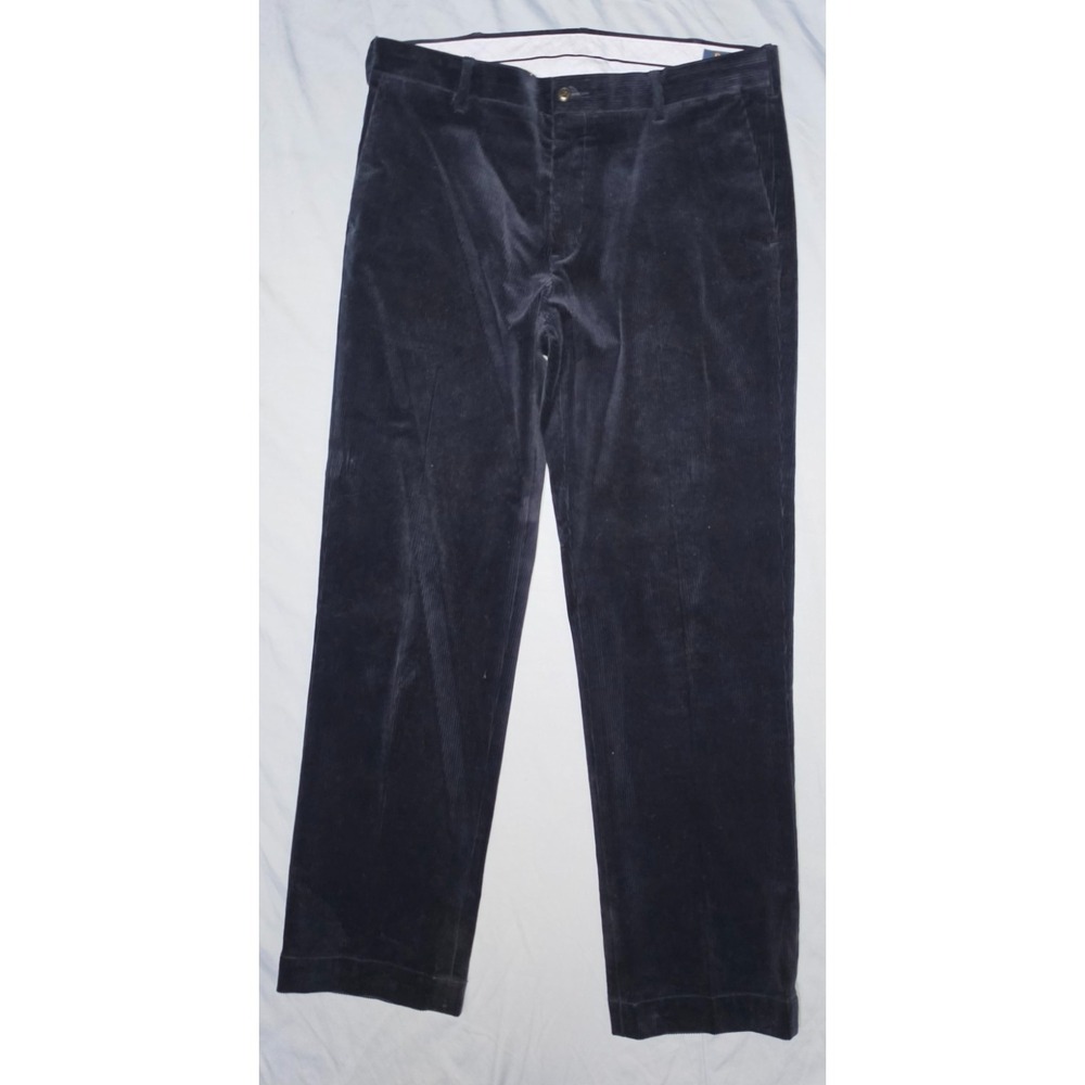 Polo Ralph Lauren Men's Classic Fit Corduroy Pants Navy Blue Size 34x32